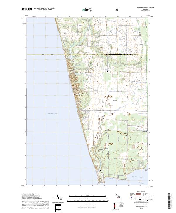 Flower Creek topographic map thumbnail