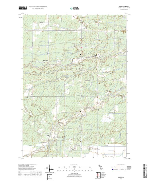 Floyd topographic map thumbnail