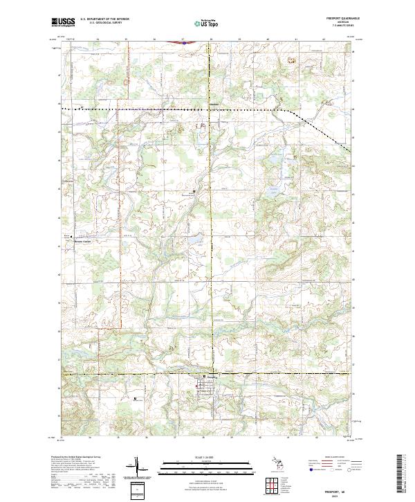 Freeport topographic map thumbnail