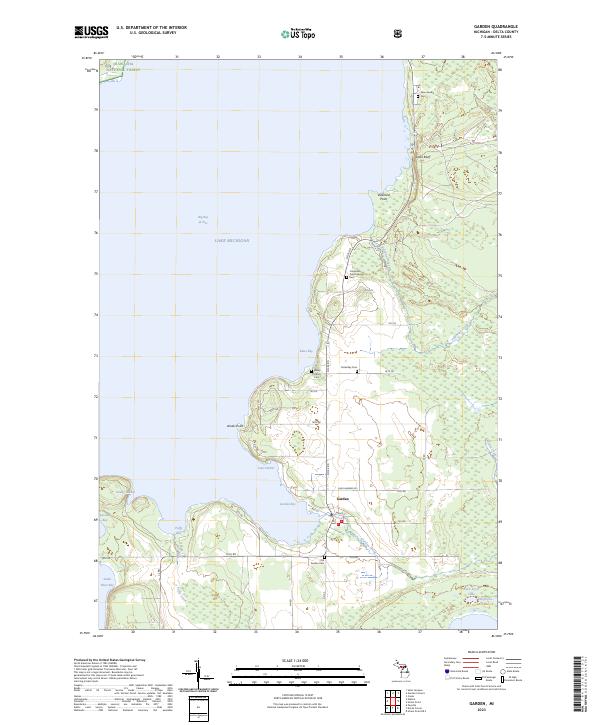 Garden topographic map thumbnail