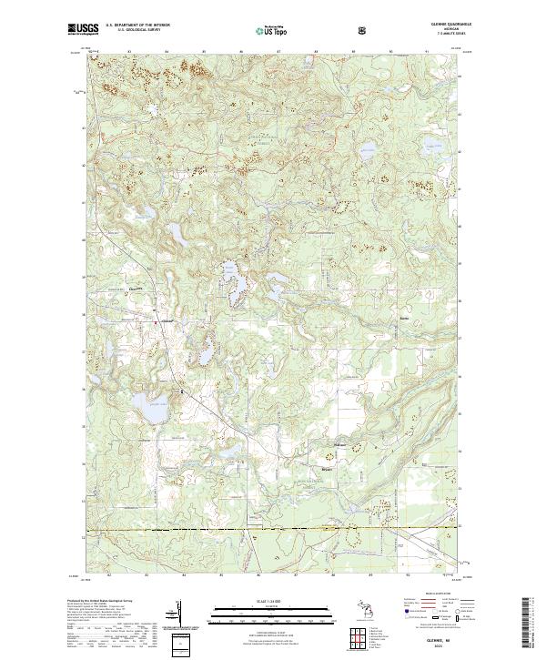 Glennie topographic map thumbnail