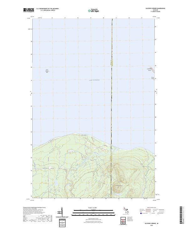 Glovers Corner topographic map thumbnail