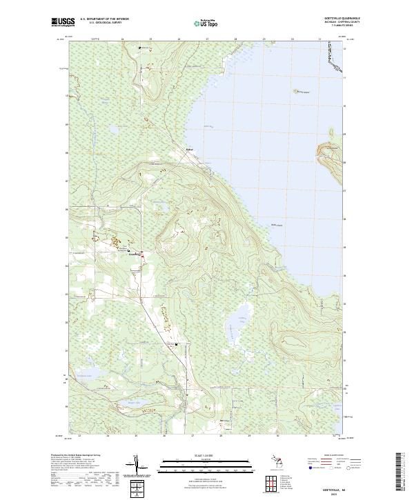 Goetzville topographic map thumbnail