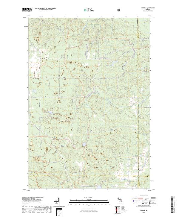 Goodar topographic map thumbnail