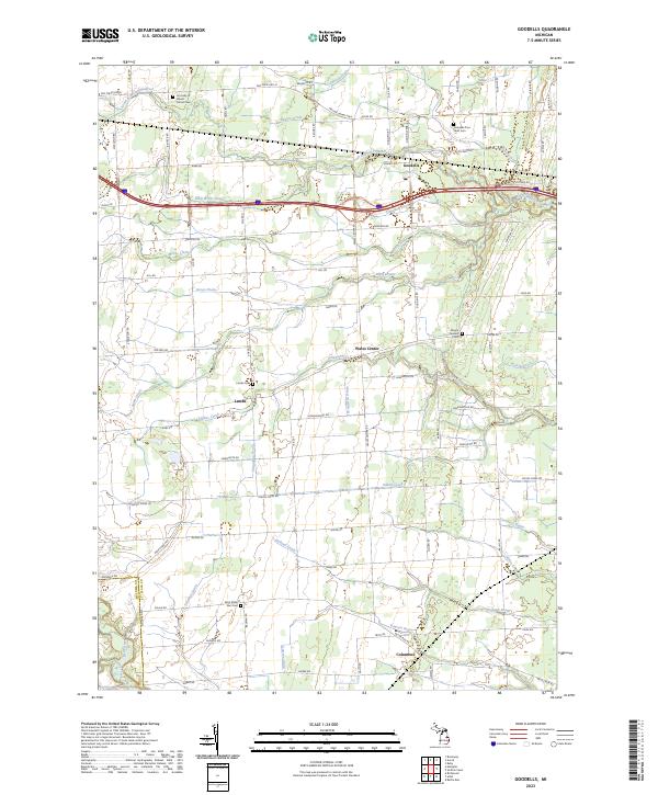 Goodells topographic map thumbnail