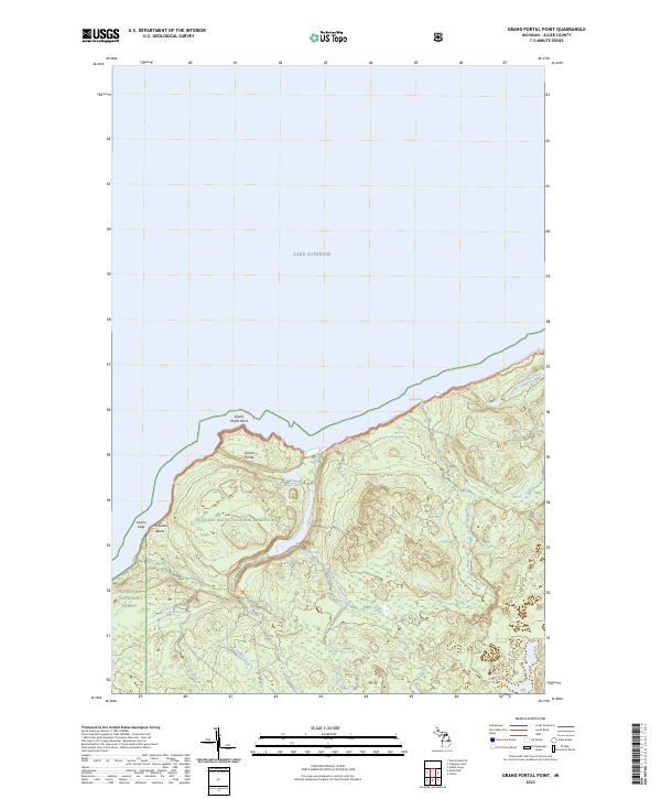 Grand Portal Point topographic map thumbnail