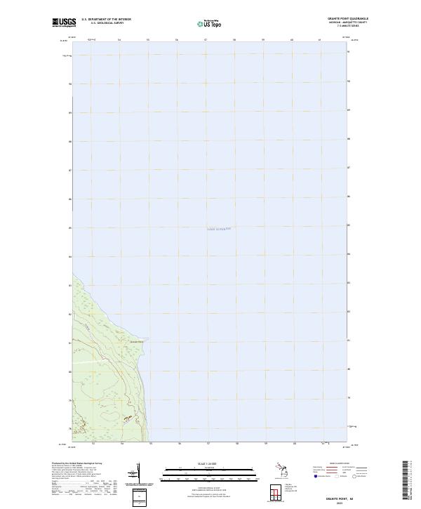 Granite Point topographic map thumbnail