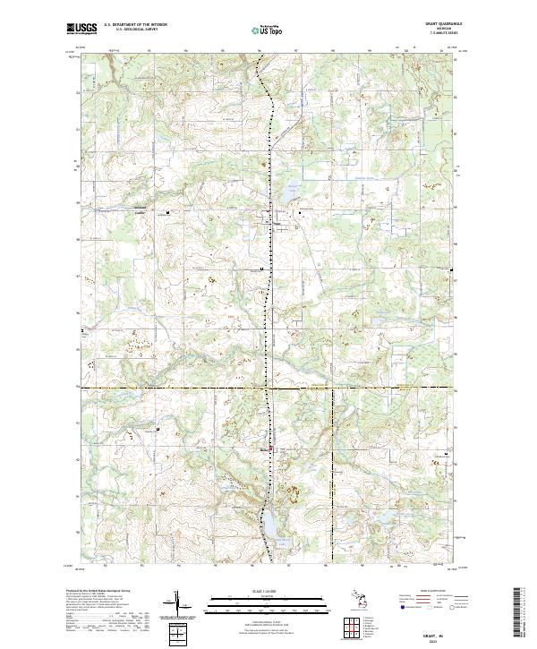 Grant topographic map thumbnail