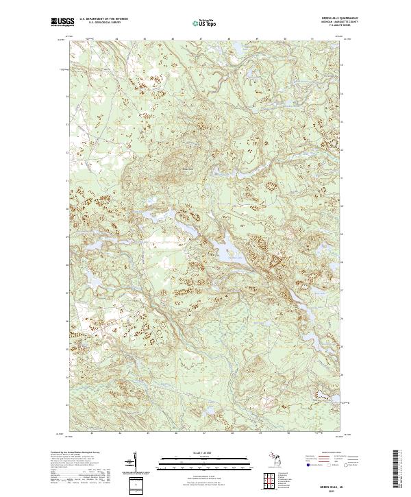 Green Hills topographic map thumbnail