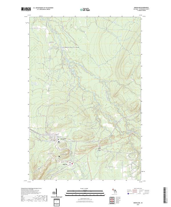 Greenland topographic map thumbnail