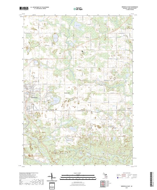 Greenville East topographic map thumbnail