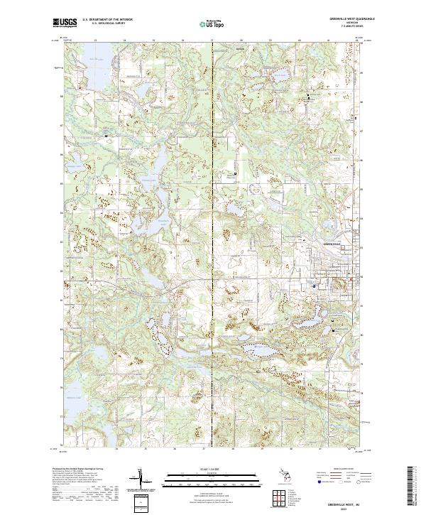 Greenville West topographic map thumbnail