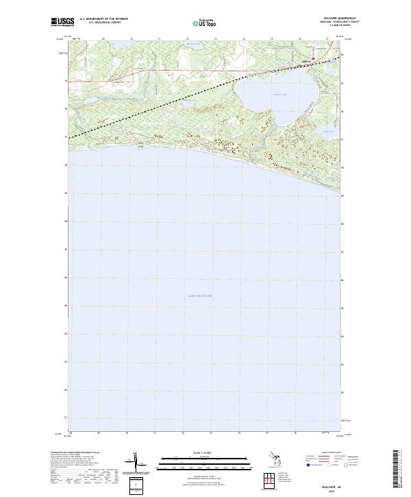 Gulliver 2023 topographic map thumbnail