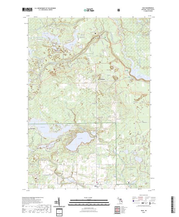 Hale topographic map thumbnail