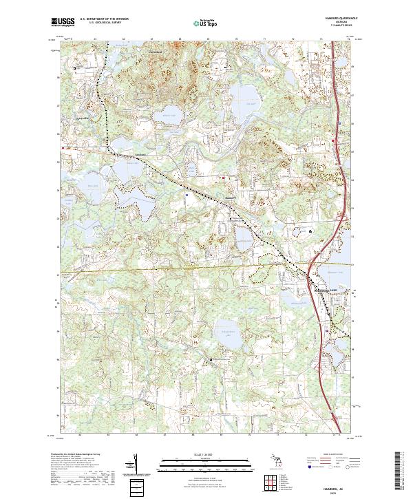Hamburg 2023 topographic map thumbnail