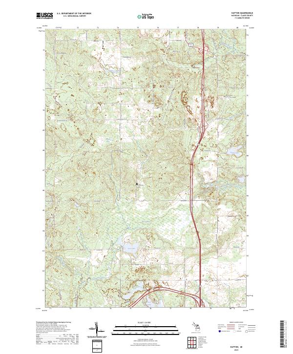 Hatton topographic map thumbnail