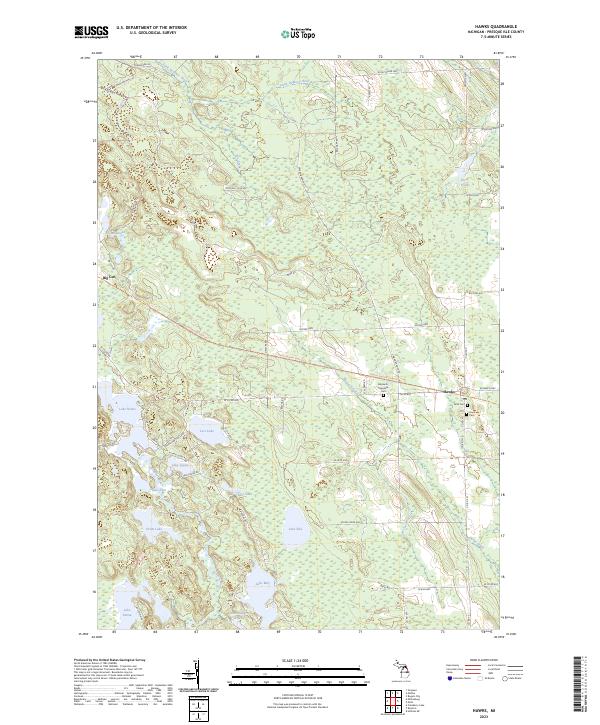 Hawks topographic map thumbnail