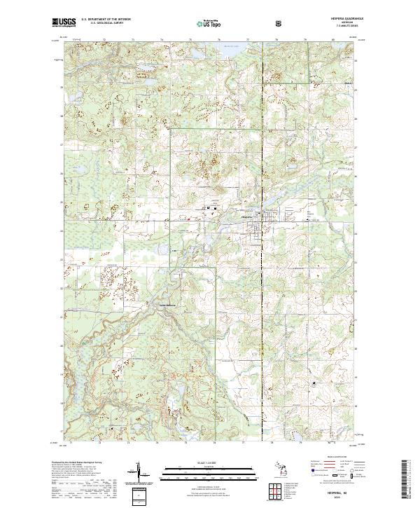 Hesperia 2023 topographic map thumbnail