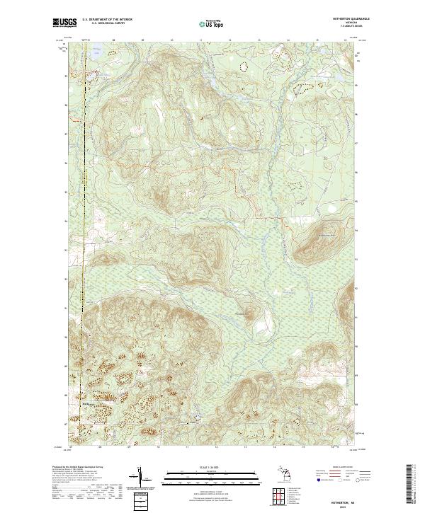 Hetherton topographic map thumbnail