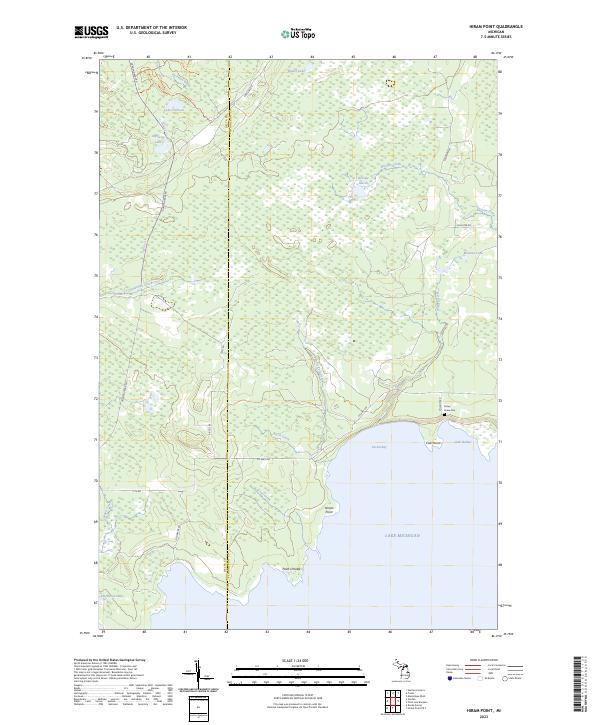Hiram Point topographic map thumbnail