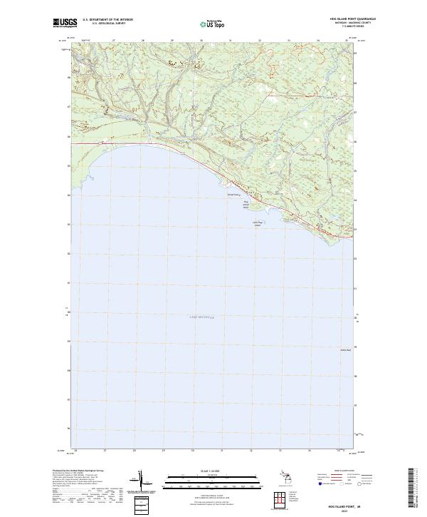Hog Island Point topographic map thumbnail