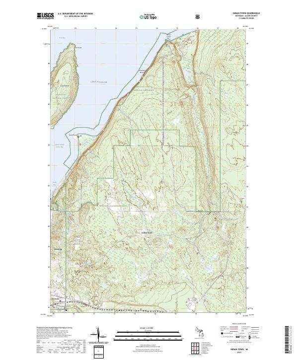 Indian Town 2023 topographic map thumbnail