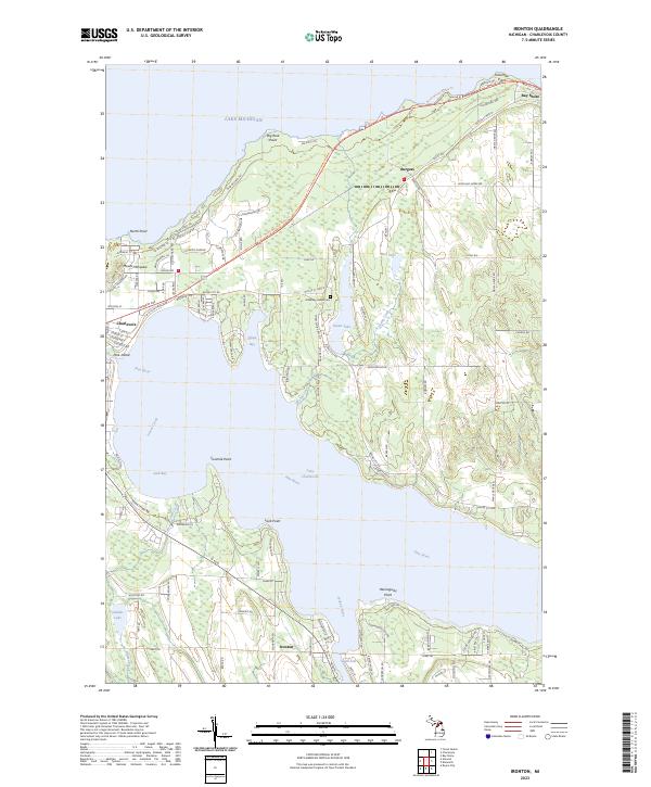 Ironton topographic map thumbnail