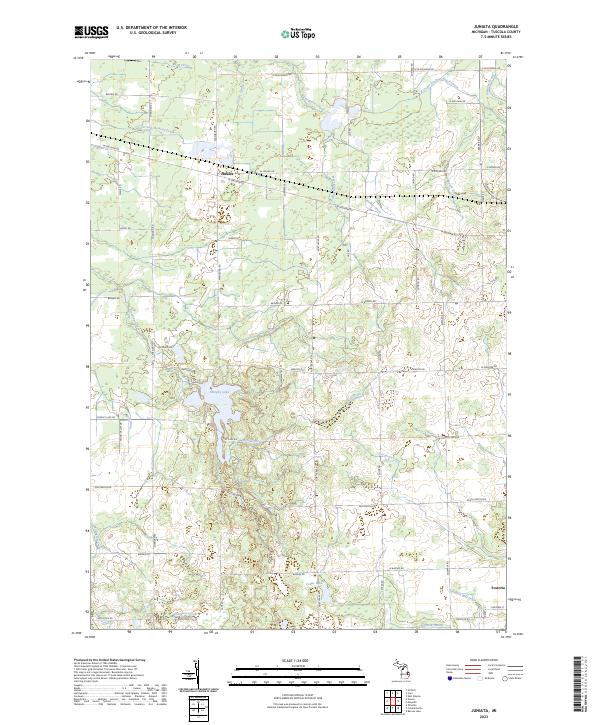 Juniata topographic map thumbnail