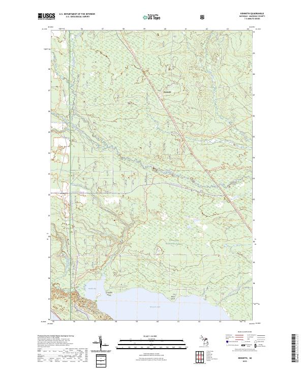 Kenneth topographic map thumbnail