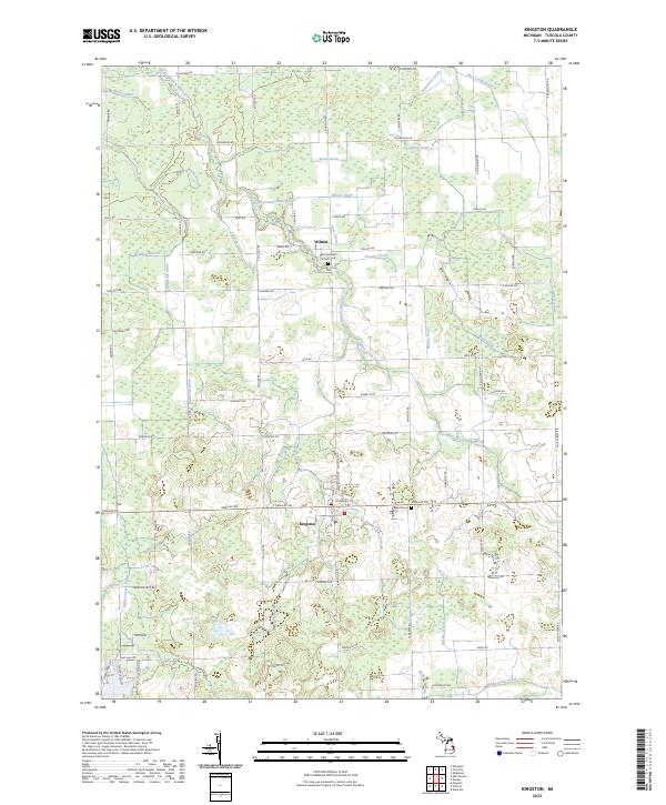 Kingston topographic map thumbnail