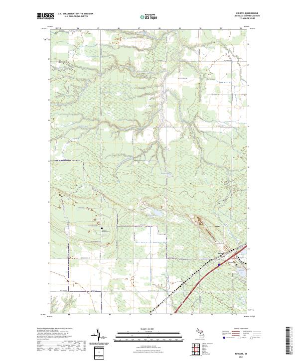 Kinross topographic map thumbnail