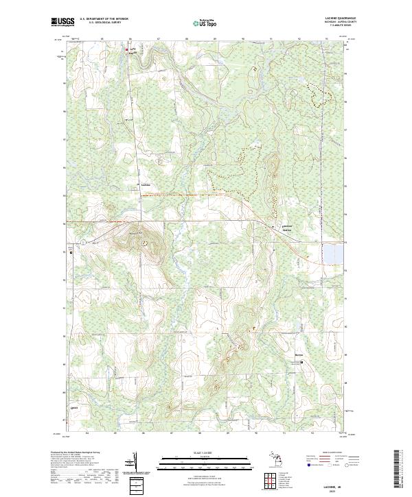 Lachine topographic map thumbnail