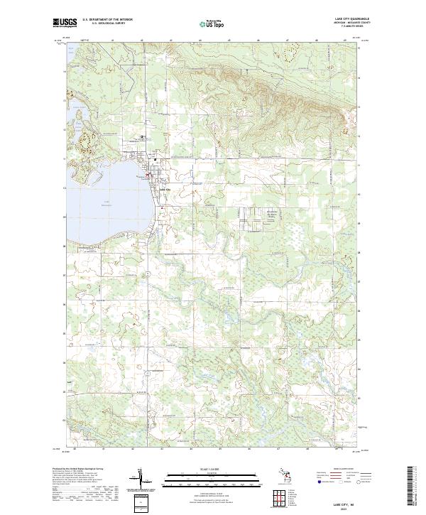 Lake City topographic map thumbnail