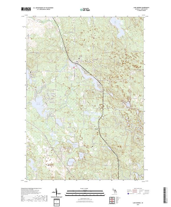 Lake George topographic map thumbnail