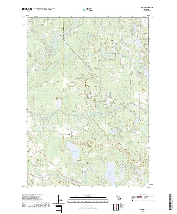 Lake NE topographic map thumbnail