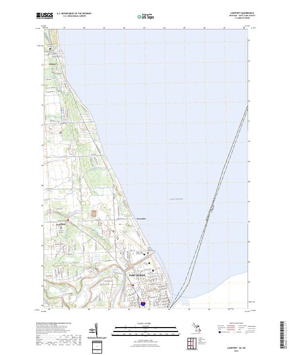 Lakeport topographic map thumbnail