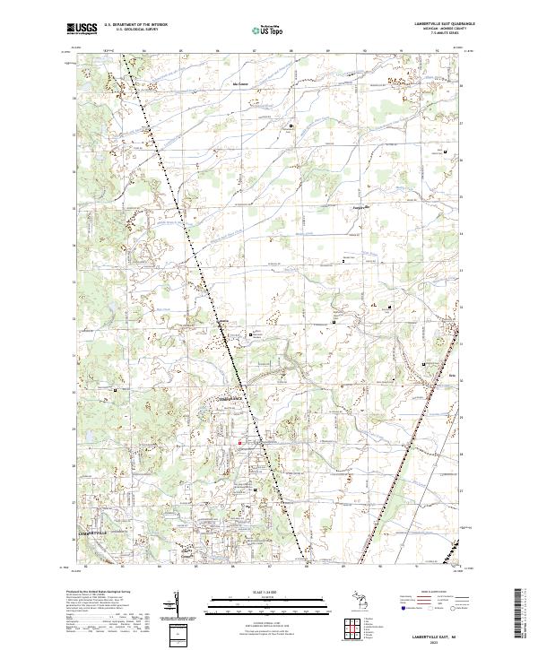 Lambertville East topographic map thumbnail