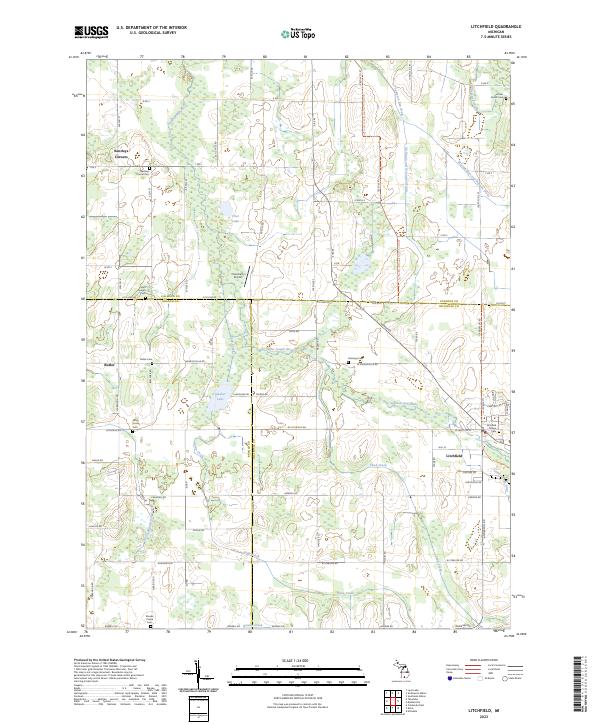 Litchfield topographic map thumbnail