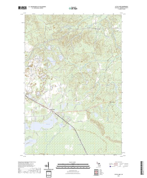 Little Lake topographic map thumbnail