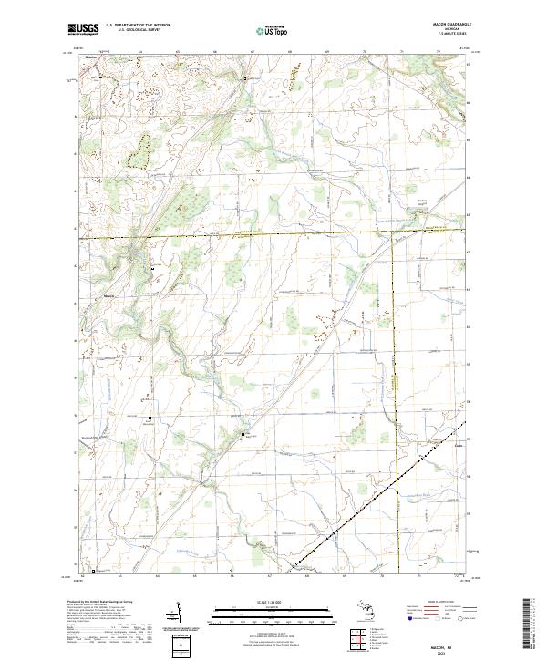 Macon topographic map thumbnail
