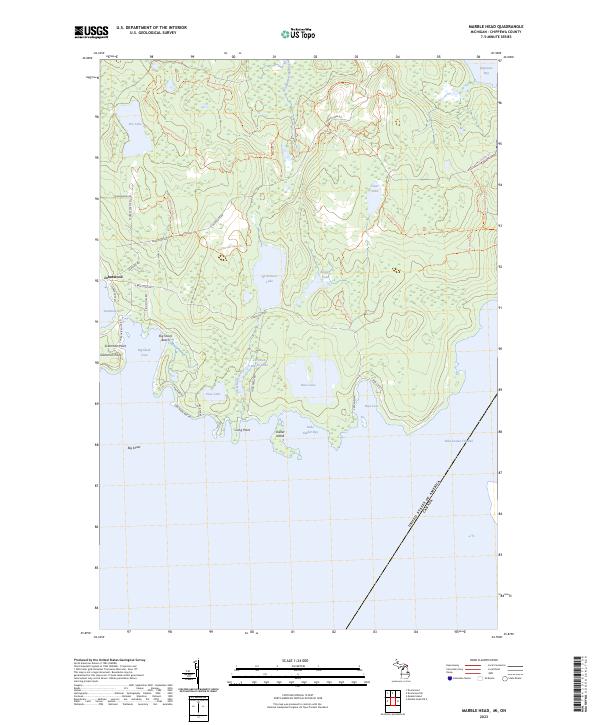 Marble Head 2023 topographic map thumbnail