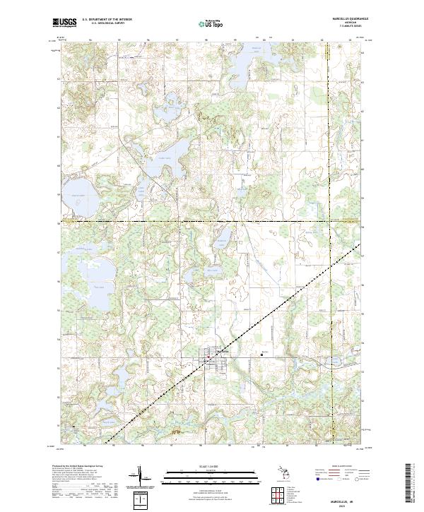 Marcellus topographic map thumbnail