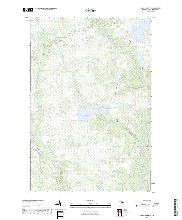 Marsh Creek Pool topographic map thumbnail