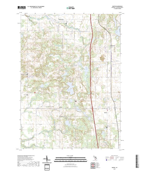Martin topographic map thumbnail