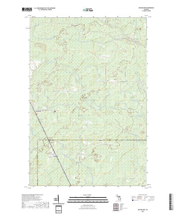McFarland topographic map thumbnail