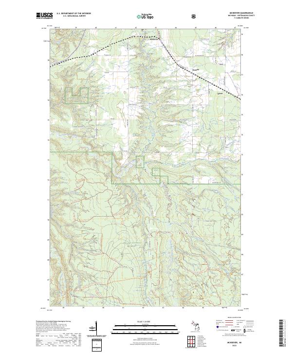 McKeever topographic map thumbnail