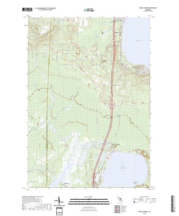 Meads Landing topographic map thumbnail
