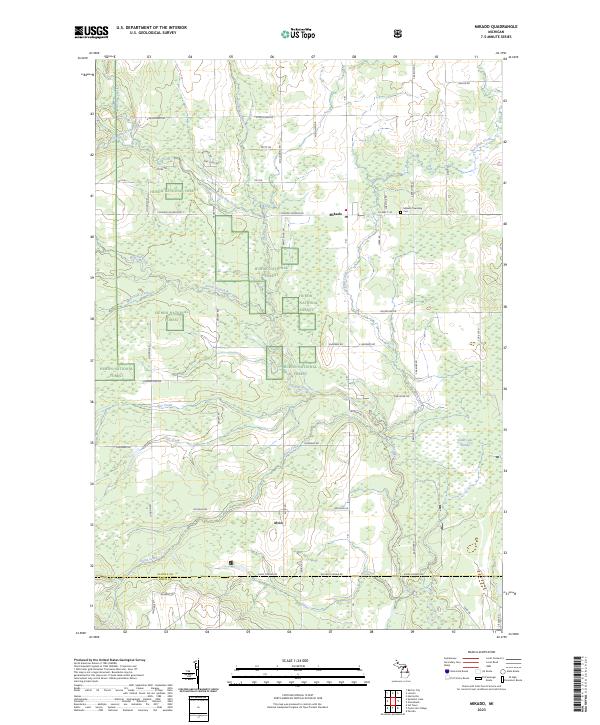 Mikado 2023 topographic map thumbnail