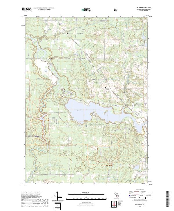 Millgrove topographic map thumbnail
