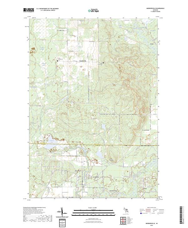 Moddersville topographic map thumbnail